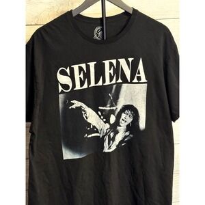 Official Selena Merchandise Selena Graphic T-Shirt 2XL Black